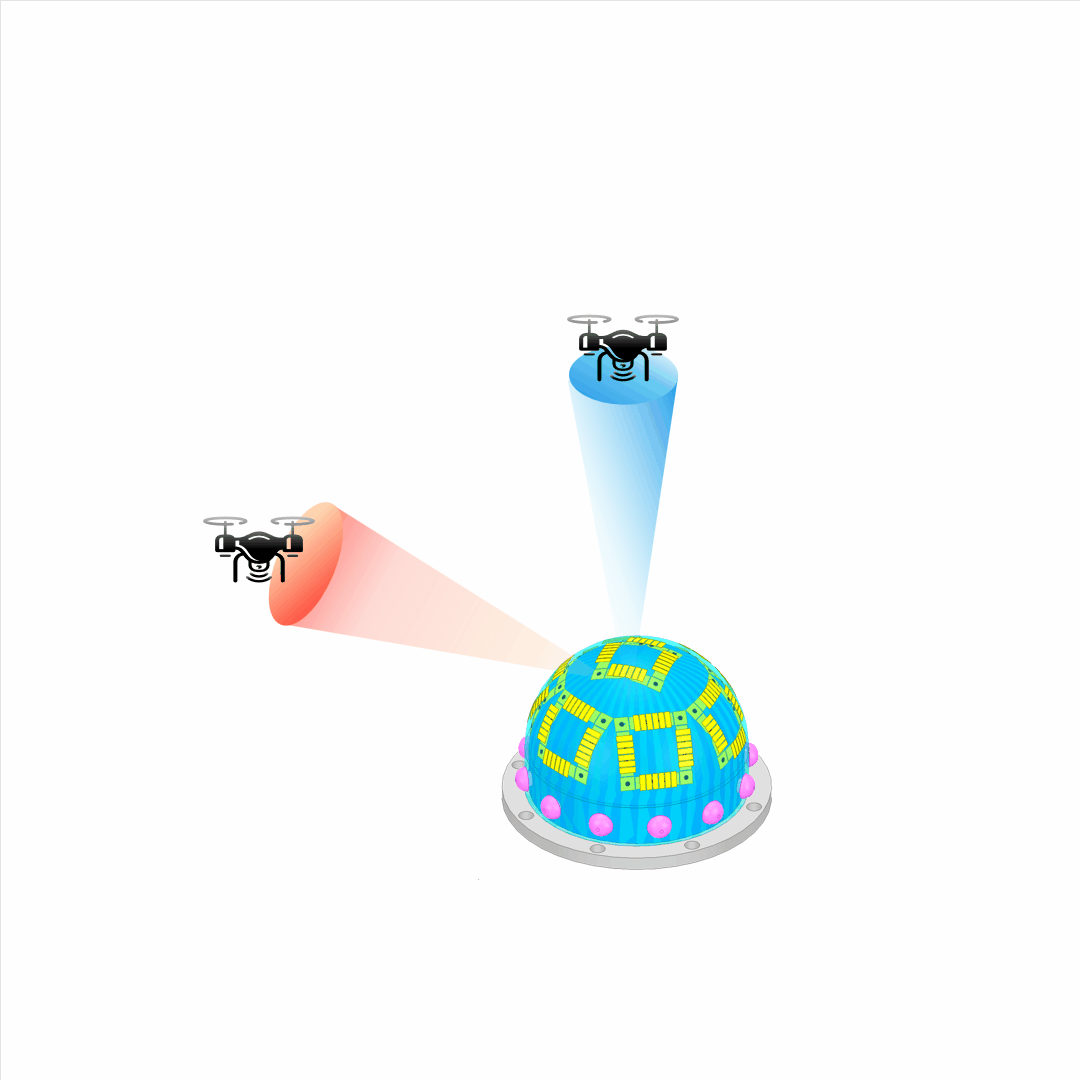 Multi-Material 3D-Printed Conformal Array: A Path to Full Spectrum, Space, and Polarization Control